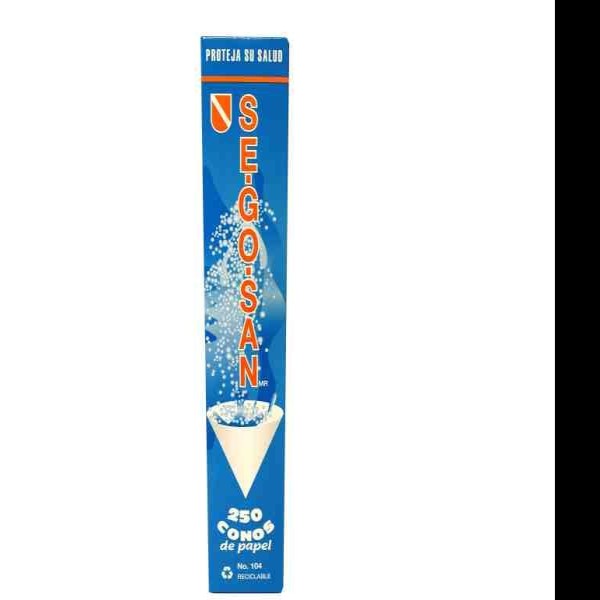 CONO HIGIENICO UNIV.104 PAQ. C250 PZ. C.20